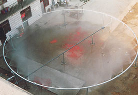 水霧搭接和水流量性能參數(shù)試驗